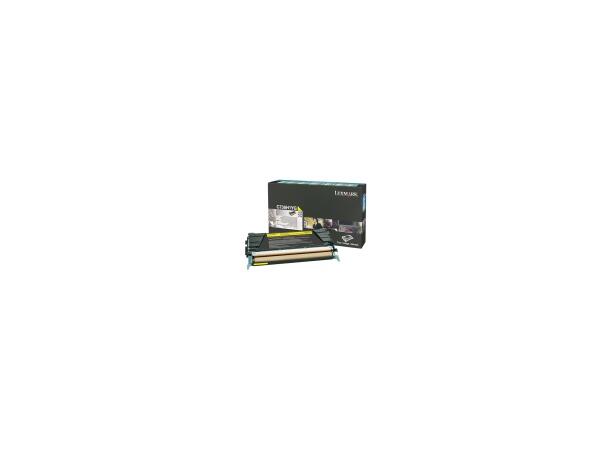 Toner LEXMARK C736H1YG 10K gul 